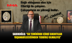 5 GÜN SÜRECEK SU KESİNTİSİ BAŞLADI