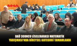 DAÜ MATEMATİK YARIŞMASINDA BİREYSEL FİNAL TAMAMLANDI