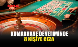 GİRNE’DE KUMARHANE DENETİMİNDE 8 KİŞİ YAKALANDI
