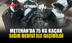 METEHAN SINIR KAPISINDA KAÇAK ÜRÜNLER ELE GEÇİRİLDİ