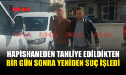 CEZAEVİNDEN ÇIKTI, ERTESİ GÜN KOMŞUSUNU DARP ETTİ