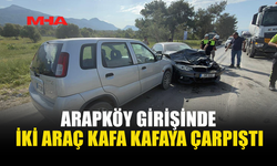 ARAPKÖY GİRİŞİNDE TRAFİK KAZASI