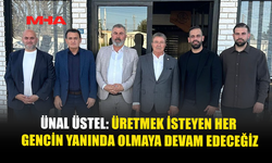 BAŞBAKAN ÜSTEL, NARİN ÜNLÜ MAMULLERİ’Nİ ZİYARET ETTİ