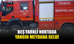 İTFAİYE MÜDÜRLÜĞÜ 20-26 NİSAN'DA 5 YANGINA MÜDAHALE ETTİ