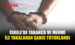 İSKELE’DE 9 MM TABANCA VE MERMİ ELE GEÇİRİLDİ
