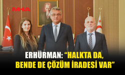 CUMHURBAŞKANI ERHÜRMAN TAK'A KONUŞTU