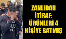 MAĞAZADAN ÜRÜNLERİ ÇALIP 4 KİŞİYE SATTI
