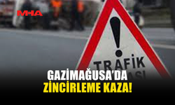 GAZİMAĞUSA’DA KAMYON SÜRÜCÜSÜ ZİNCİRLEME KAZAYA YOL AÇTI