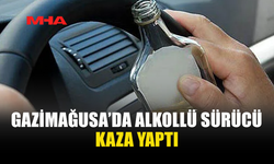 MAĞUSA’DA ALKOLLÜ SÜRÜCÜ PARK HALİNDEKİ ARACA ÇARPTI