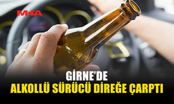 GİRNE'DE 148 PROMİL ALKOLLÜ SÜRÜCÜ KAZA YAPTI