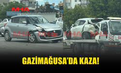 GAZİMAĞUSA MUSTAFA KEMAL BULVARI’NDA TRAFİK KAZASI MEYDANA GELDİ