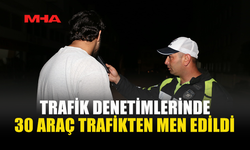 DENETİMLERDE 1.879 ARAÇ KONTROL EDİLDİ