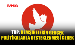 TDP: ALKIŞ DEĞİL KALICI ÇÖZÜM GEREK