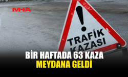 KKTC’DE BİR HAFTADA 63 TRAFİK KAZASI MEYDANA GELDİ
