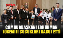 LÖSEV’İN 8 KAHRAMANI CUMHURBAŞKANLIĞI’NDA AĞIRLANDI