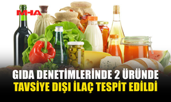 GIDA DENETİMLERİNDE İKİ ÜRÜNDE OLUMSUZ SONUÇ