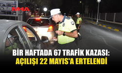 KKTC’DE BİR HAFTADA 67 TRAFİK KAZASI MEYDANA GELDİ