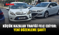 MADDİ HASARLI KAZALAR YOLLARI FELÇ EDİYOR