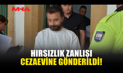 HIRSIZLIK ZANLISI TUTUKLU YARGILANACAK