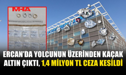 ERCAN'DA ALTIN VE DEĞERLİ TAŞ KAÇAKÇILIĞIINA 1,4 MİLYON TL CEZA