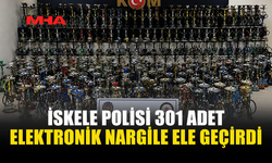 EV BASKININDA YÜZLERCE ELEKTRONİK NARGİLE BULUNDU