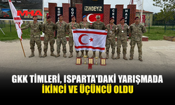 GKK TİMLERİ ISPARTA’DAN DERECEYLE DÖNDÜ