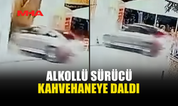 145 PROMİLLE DİREKSİYON BAŞINA GEÇTİ‚ KAHVEHANEYİ KIRDI GEÇİRDİ!