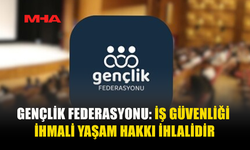 GENÇLİK FEDERASYONU İNSAN HAKLARI KOMİSYONU İŞ KAZALARINA DİKKAT ÇEKTİ