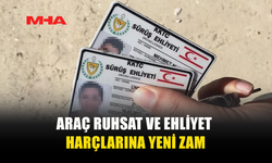 ARAÇ RUHSAT VE SÜRÜŞ EHLİYET HARÇLARI YÜZDE 40 ZAMLANDI