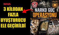NARKO GÜÇ OPERASYONUNDA 3 KİLOYU AŞAN UY*ŞTURUCU ELE GEÇİRİLDİ