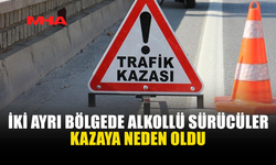 İKİ FARKLI NOKTADA TRAFİK KAZASI MEYDANA GELDİ...