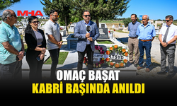 SPOR YAZARI OMAÇ BAŞAT KABRİ BAŞINDA ANILDI