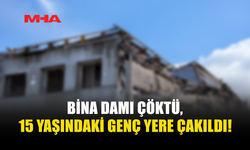 DAMDA OTURURKEN ZEMİN ALTINDAN ÇÖKTÜ‚ 15 YAŞINDAKİ GENÇ YARALANDI