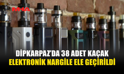 DİPKARPAZ’DA KAÇAK ELEKTRONİK NARGİLE ELE GEÇİRİLDİ