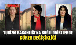 TURİZM BAKANLIĞI'NA BAĞLI ÜÇ DAİREDE MÜDÜR DEĞİŞİKLİĞİ