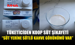 TÜKETİCİDEN KOOP SÜT ŞİKAYETİ...
