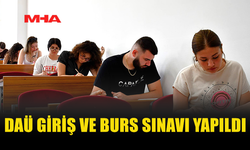 1522 ÖĞRENCİ DAÜ BURS VE GİRİŞ SINAVINA KATILDI