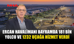 ERCAN HAVALİMANI’NDA REKOR BAYRAM YOĞUNLUĞU