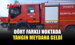 HAMİTKÖY, GAZİVEREN, LEFKE VE BEYKÖY’DE 4 AYRI YANGIN