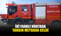 HAMİTKÖY VE HASPOLAT’TA YANGIN MEYDANA GELDİ