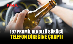 GAZİMAĞUSA’DA ALKOLLÜ SÜRÜCÜ TELEFON DİREĞİNE ÇARPTI