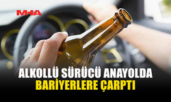 112 PROMİL ALKOLLÜ SÜRÜCÜ KAZA YAPTI