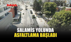 SALAMİS YOLU 2. ETAP ÇALIŞMALARI SÜRÜYOR