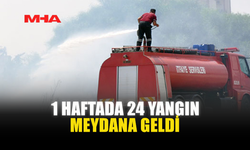 KKTC’DE BİR HAFTADA 24 YANGIN, 17 ÖZEL SERVİS OLAYI