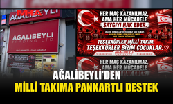 AĞALİBEYLİ’DEN MİLLİ TAKIMA ANLAMLI DESTEK