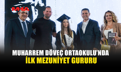 MUHARREM DÖVEÇ ORTAOKULU İLK MEZUNLARINI VERDİ