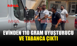 110 GRAM UY*ŞTURUCU VE SİLAH İLE YAKALANDI