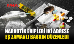 LEFKOŞA'DA İKİ ADRESE BASKIN: UY*ŞTURUCU ELE GEÇİRİLDİ