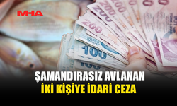İKİ KİŞİYE ŞAMANDIRASIZ AVDAN CEZA KESİLDİ