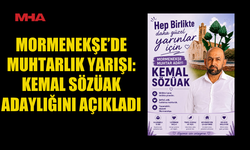 MORMENEKŞE’DE MUHTARLIK YARIŞI BAŞLADI